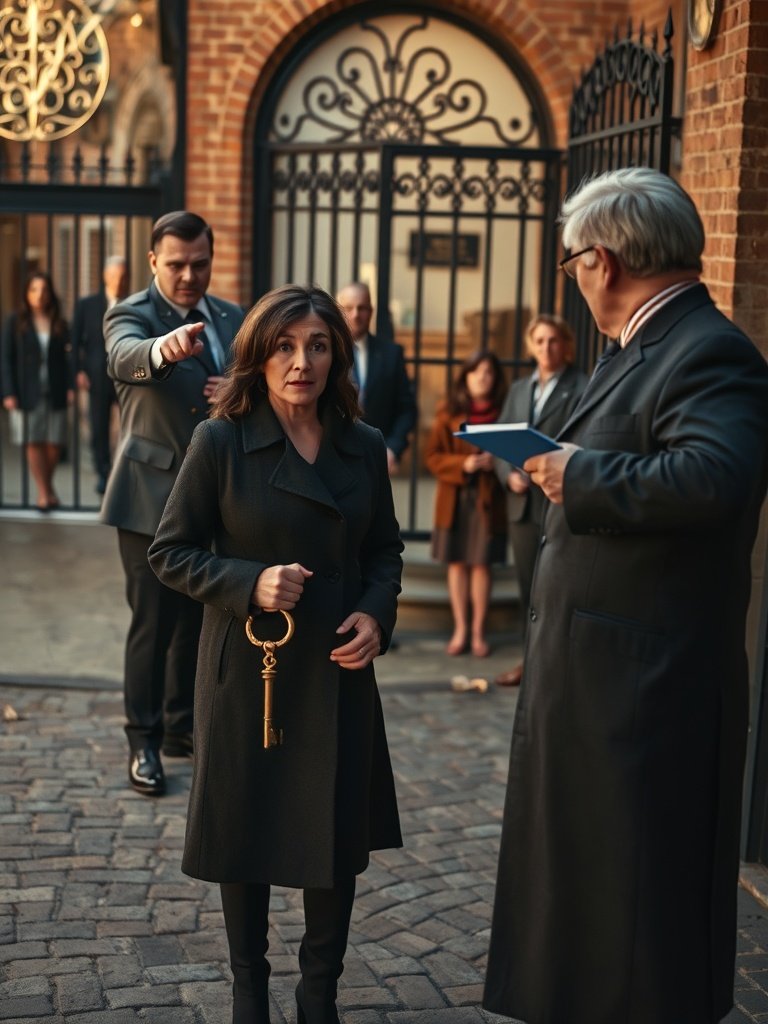 They Locked Me Out of Our Family Gallery After Mom’s Funeral Until the Sergeant Read Page Four