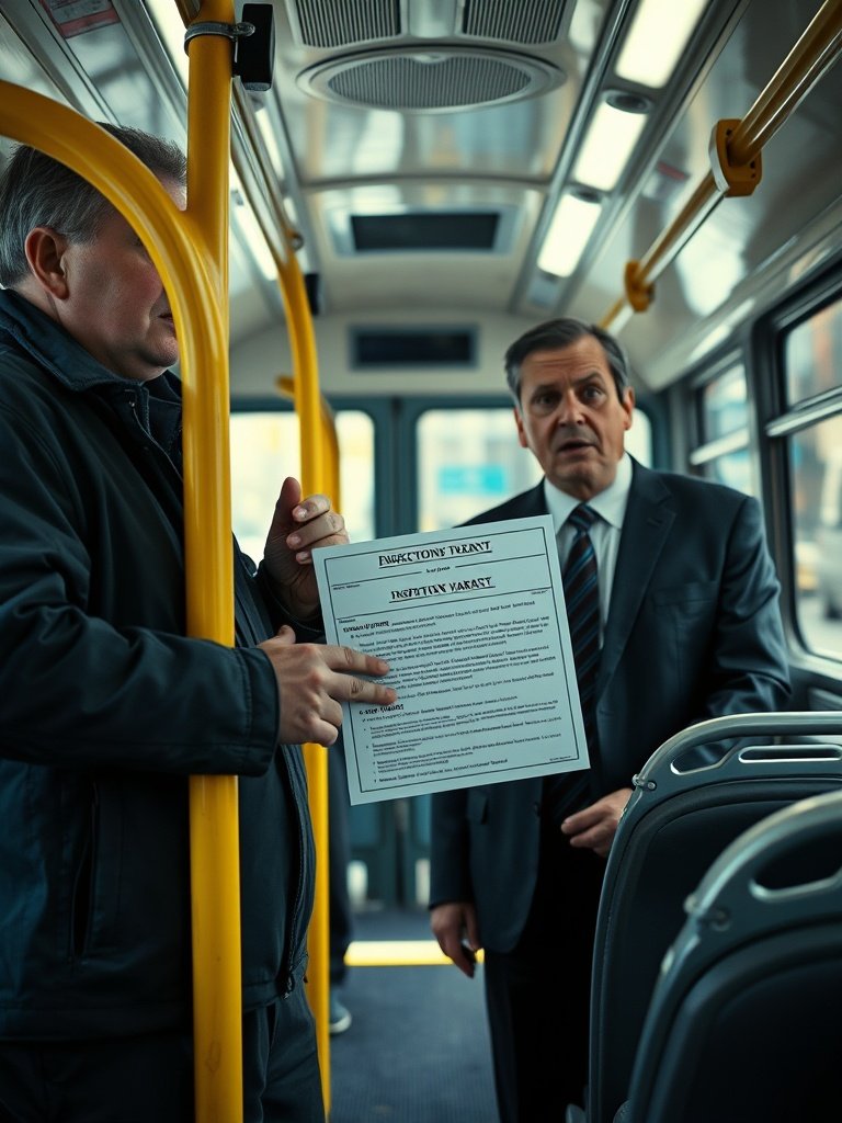 Director Sterling Thought Firing Me From the Transit Authority Would Bury My Audit Until I Handed Him This Federal Warrant on Bus 404